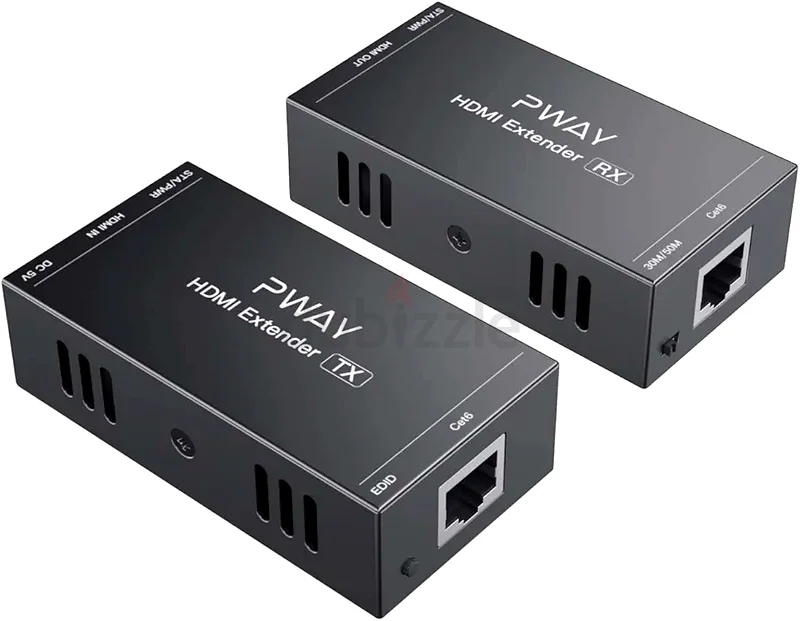 PWAY PW-HT202P(POC) HDMI Extender 165ft/50m Lossless Transmission Over Single Cat5e/6 Full HD 1080P63260217314051110