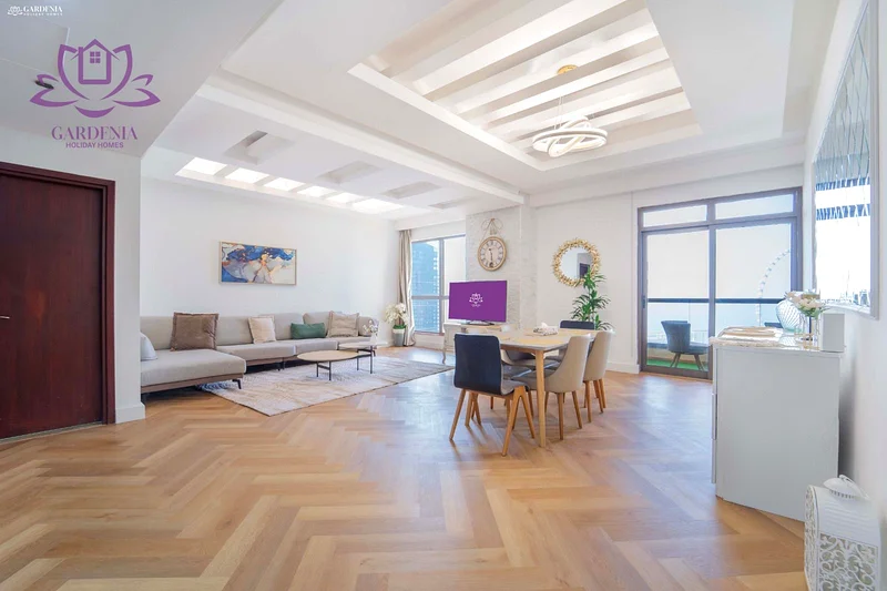 JBR The walk - Amwaj 4  -  Upgraded unit  high floor  | Full Ocean view63817019889153111