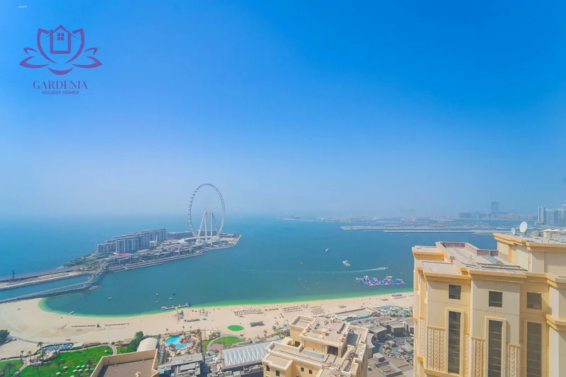 JBR The walk - Amwaj 4  -  Upgraded unit  high floor  | Full Ocean view63817019889153114
