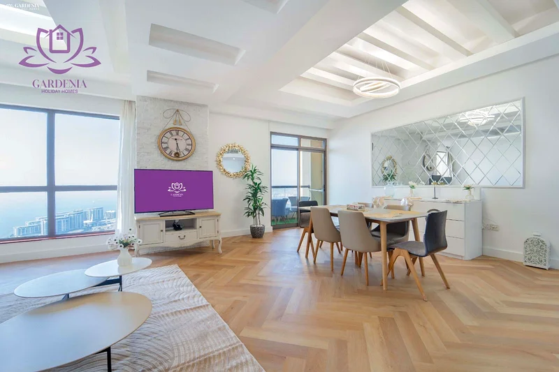 JBR The walk - Amwaj 4  -  Upgraded unit  high floor  | Full Ocean view63817019889153110