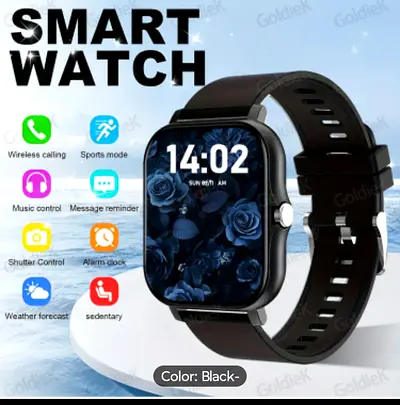 Stylish LOMAXFR TOUCHSCREEN Black Smart Watch 4.65CM Screen