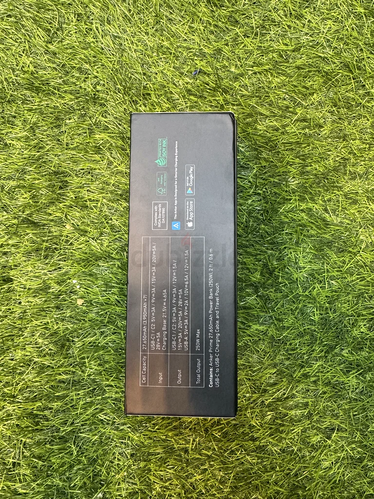 بنك طاقة Anker Prime، شاحن محمول 27650 مللي أمبير في الساعة بثلاث منافذ 250 واط (99.54 واط في الساعة)، مع تطبيق ذكي وشاشة رقمية ذكية63222842883329112