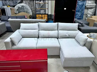 Ikea Eskilstuna L Shape sofa Bed light Grey