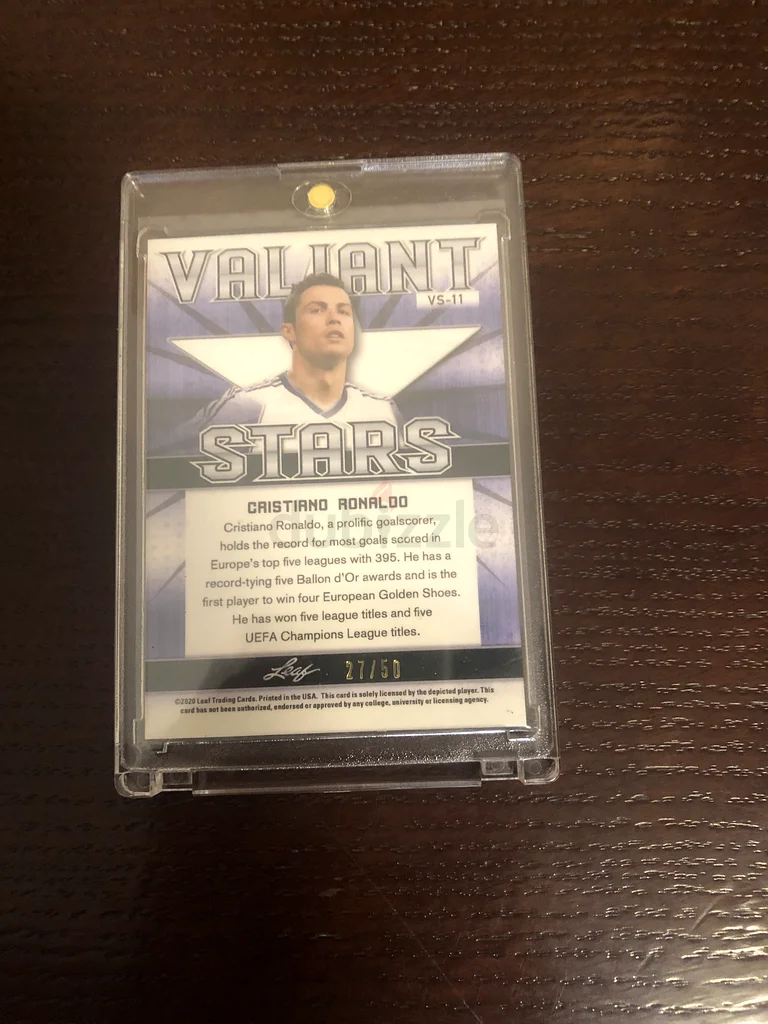 Cristiano Ronaldo leaf card /50 in the world!!63208861027202111