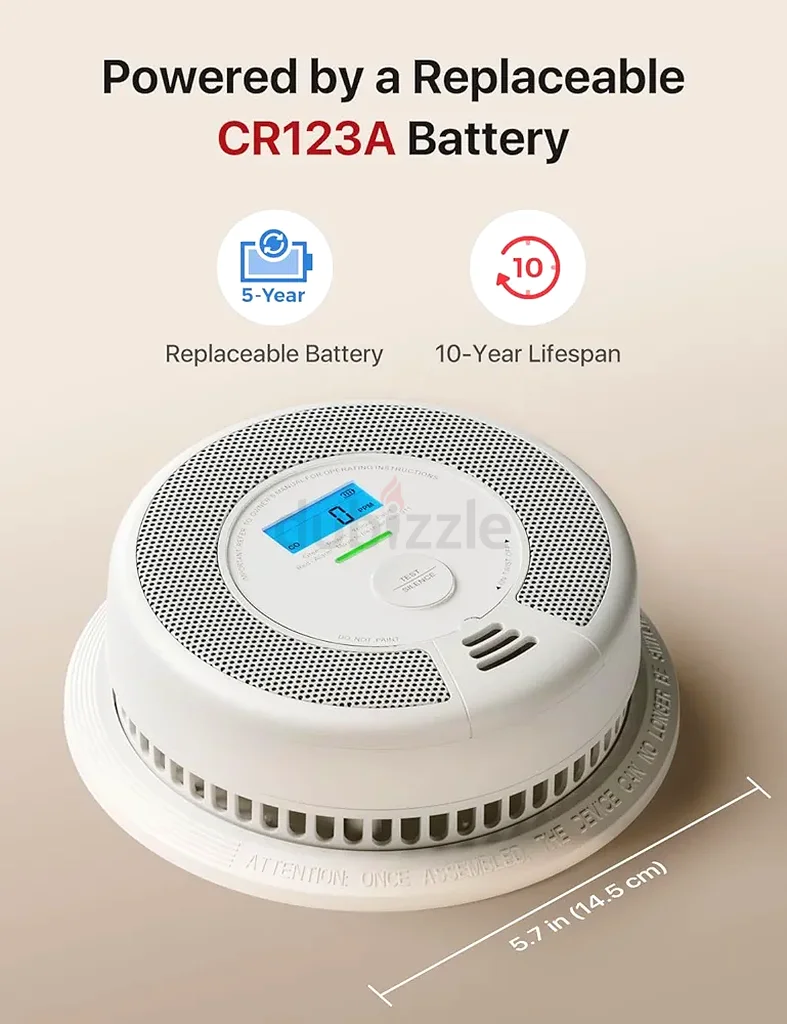 X-Sense Smart Smoke and Carbon Monoxide Detector Combo, Battery-Operated (Not AC Hardwired) Intercon63262936559361112