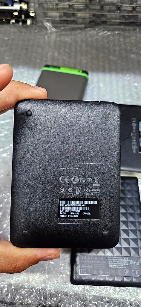 2TB EXTERNAL DRIVES AVAILBLE-PERFECT WORKING AND TESTED-WITH 3 MONTHS WARANTY-100% HEALTH63262931708161111