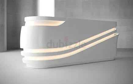 Luxury Curved Reception Desk - RDR234