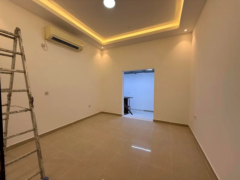 Good looking 3 bed room Mulhaq with private front yard near to market at al Falah City63165699977731114