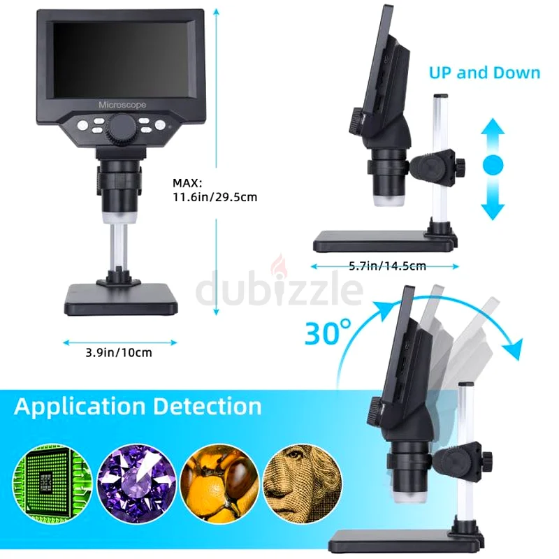 Koolertron 5.5 LCD Digital USB Microscope 8MP 1-1000X Magnification Handheld Camcorder Video Record63173508329602112