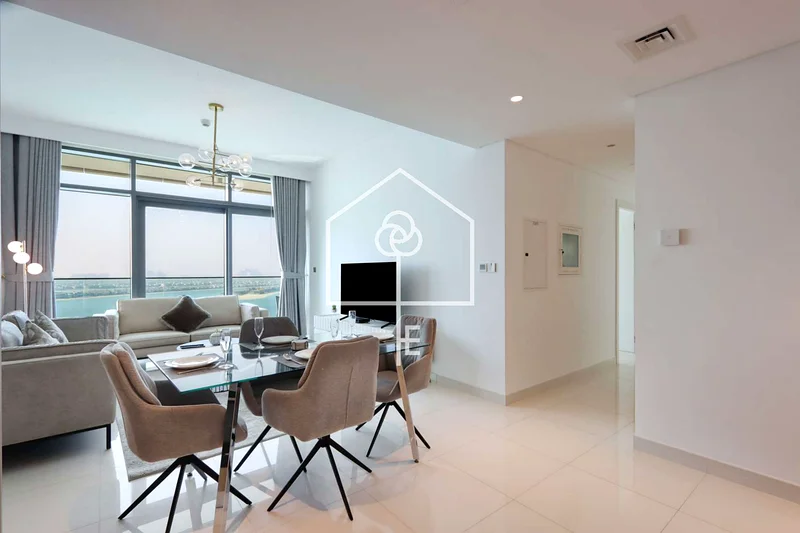 Full Palm View | Largest Layout | Fully Furnished Apartment for Rent in Beach Vista, EMAAR Beachfront63733502104835112