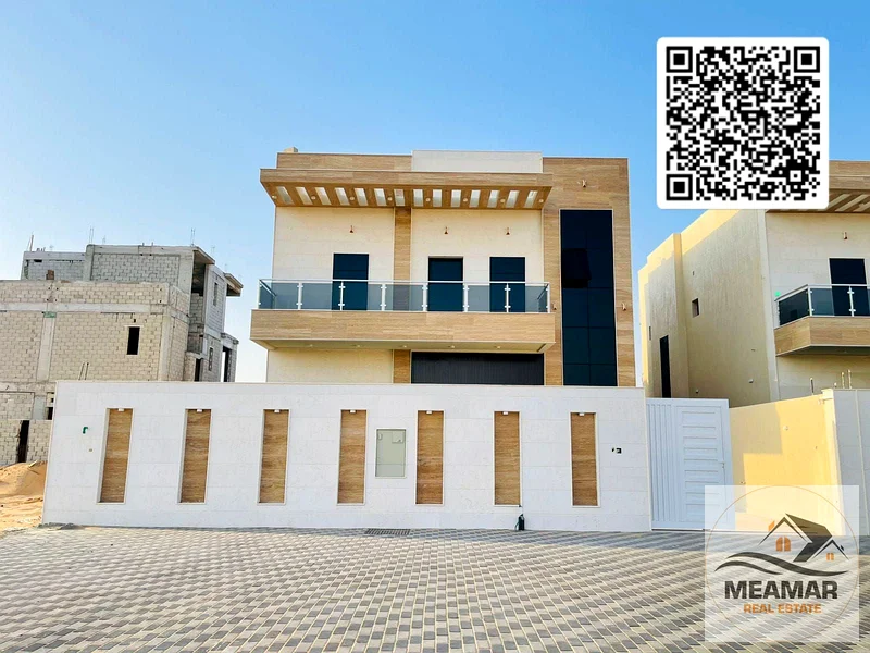 For sale, a villa in Ajman at a bargain price, in an excellent location, freehold for life for all nationalities, with the possibility of bank financ63913438032643110