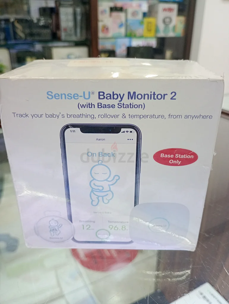 جهاز مراقبة Sense-U للرضع 2 مع محطة قاعدة - حافظ على سلامة طفلك!632262667692831122