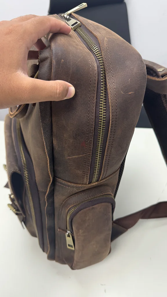 حقيبة ظهر جلدية بنية63239606325763112