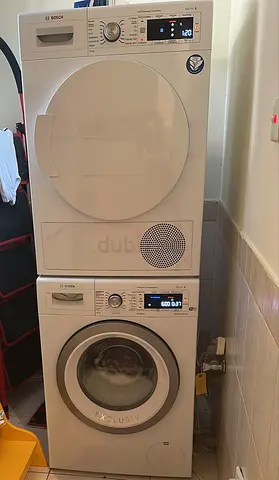 Bosch New Model Series8 Separate 9KG washer 9KG dryer With Smart WiFi Connected system