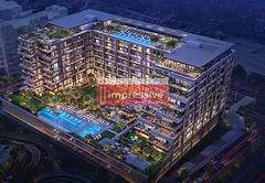 Walking distance to Metro I Pool &amp; Skyline View I Opp. Souq Extra | Spacious