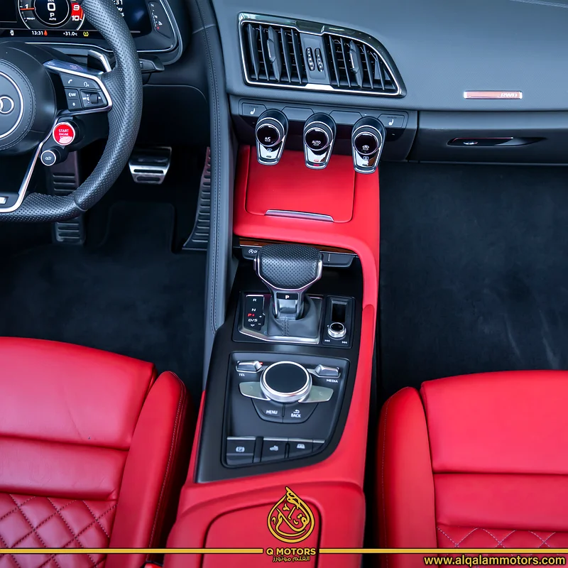 2023 أودي R8 V10 بيرفورمانس سبايدر، قطع فقط 900 كم (سجل صيانة كامل)63227251070339114