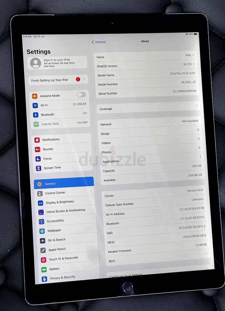 آيباد برو 12.9 بوصة، 256 جيجابايت63214897324418112