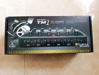 Brand new turtle beach Ear Force TM1 6 channel gaming tournament mixer