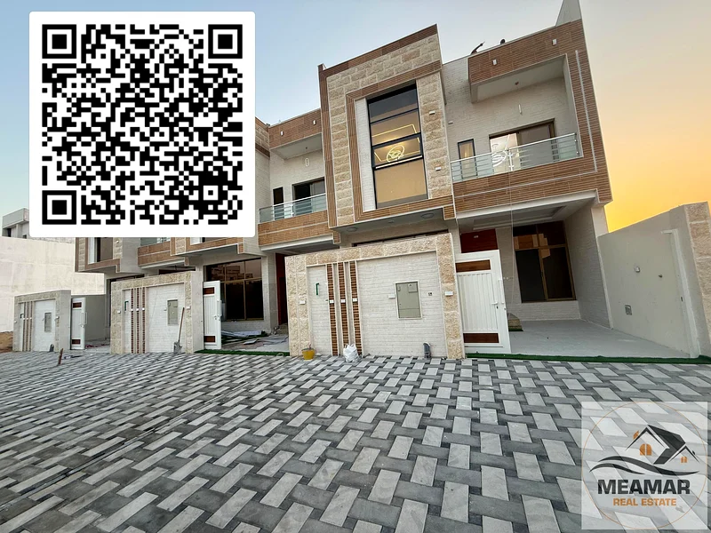 🏡 A golden opportunity to own a villa in Al Helio 2 - Ajman | 2 floors + roof | 5 rooms | For a price of 1,300,000 dirhams, including registration an63908788169475110