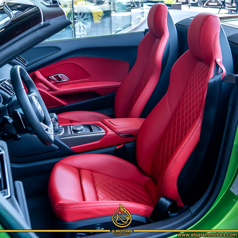 2023 أودي R8 V10 بيرفورمانس سبايدر، قطع فقط 900 كم (سجل صيانة كامل)63227251070339111