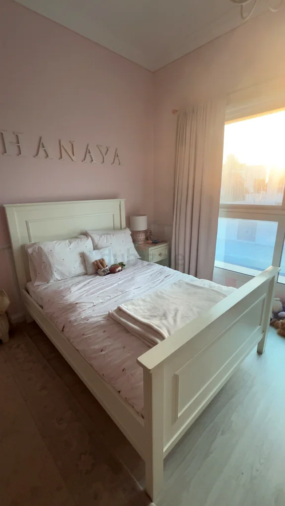 Charming White Nightstand with Butterfly Handle63186756365953113
