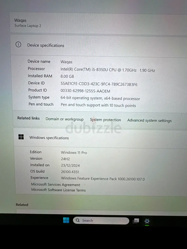 Microsoft surface laptop 2 touch screen63257120459139110