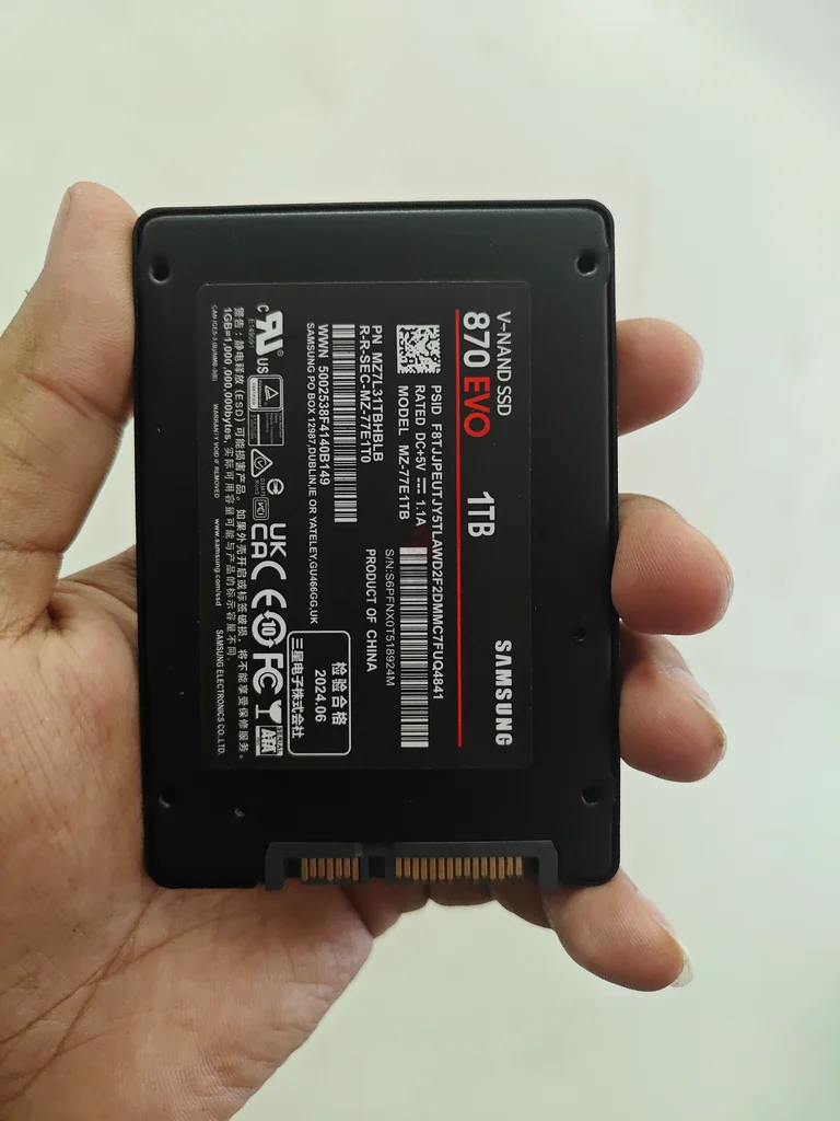سamsung 870 EVO 250 جيجابايت وحدة تخزين حالة صلبة - حل تخزين عالي الأداء! 1 تيرابايت وحدة تخزين حالة صلبة63257116200706112