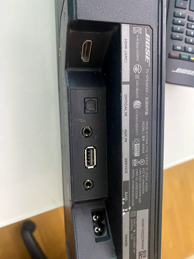بصوت بوز مع جهاز التحكم الأصلي، صوت ممتاز مع بلوتوث، HDMI، والمزيد الكثير.63165248176513112