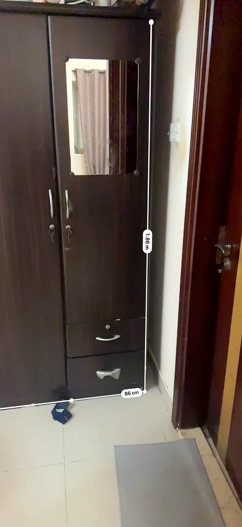 Stylish Wooden Wardrobe with Mirror - Perfect for Your Bedroom!63216828717314111
