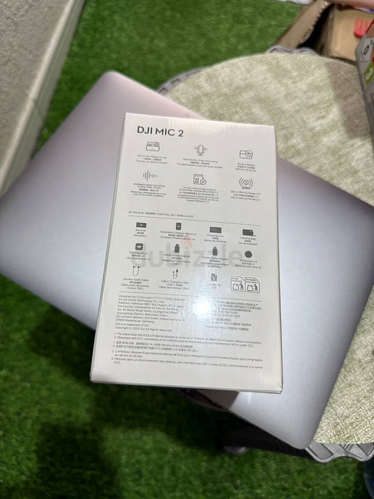 DJI Mic 2 - نظام ميكروفون لاسلكي للحصول على صوت نقي!63173146723459113