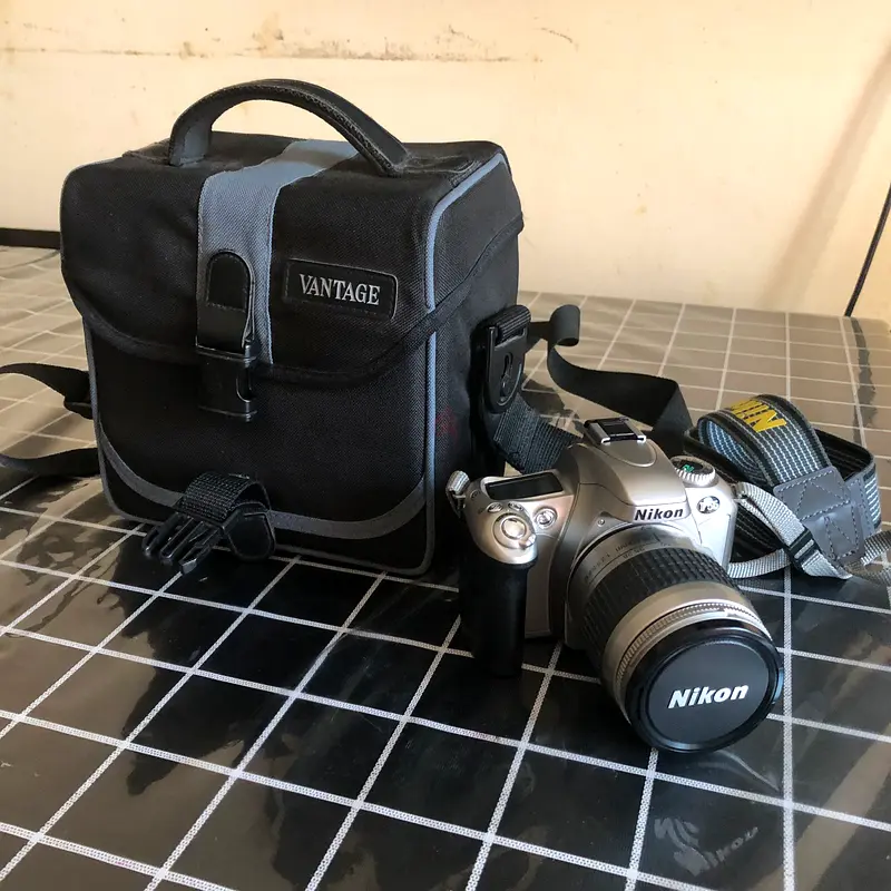 Nikon F55 Film Camera with Camera traveller bag