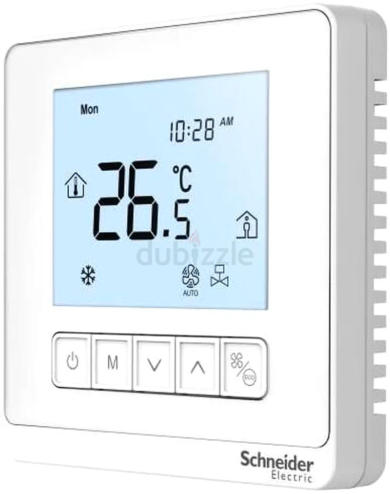 الثيرموستات Spacelogic TC903-3A4DPMSA – ملف المروحة، مودبوس، شاشة LCD، 240 فولت (جديد بالكامل)63262392956547114