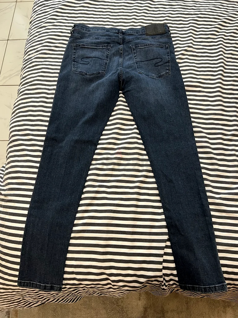 Lee Cooper Blue Washed Out Skinny Jeans - Size 34/30 - Never Worn63237114759555111