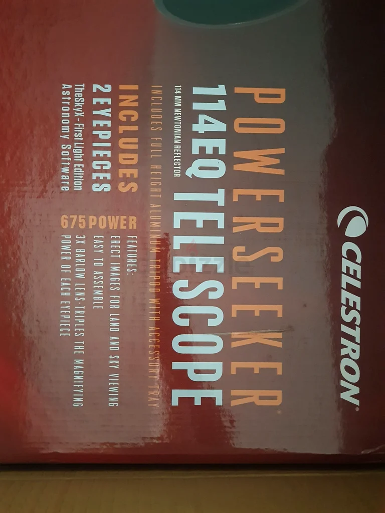 New .Celetron PowerSeeker 114EQ Telescope . Never used63172677616643113