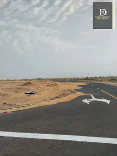 For sale in Sharjah, Al Mazra'a area Residential land Are 3444square feet Ground floor and two-s