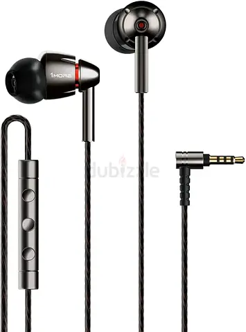 1MORE Quad Driver in-Ear headphones Hi-Res Earphones with MEMS Mic, Spacious Reproduction, in-Line R