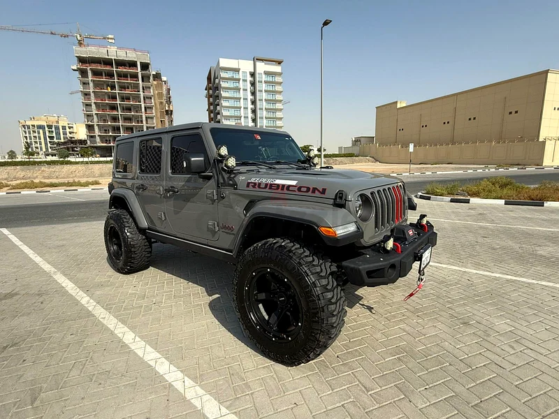2021 Jeep Wrangler Rubicon Jeepers Edition | 26k kms Gray | Red Leather | Winch  Compressor63225310932226114