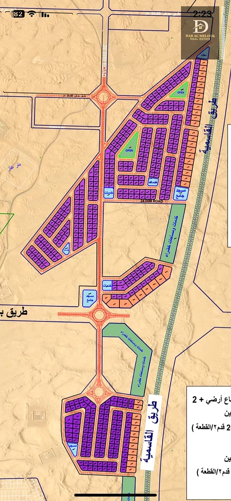 For sale in Sharjah  Al Sajaa Industrial Area (New Offering by Asas Company)  Industrial plots of land with areas of 10010 feet63195065608066111