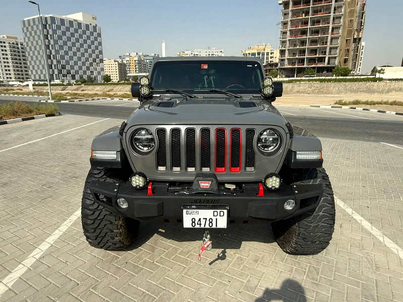 2021 Jeep Wrangler Rubicon Jeepers Edition | 26k kms Gray | Red Leather | Winch  Compressor63225310932226112