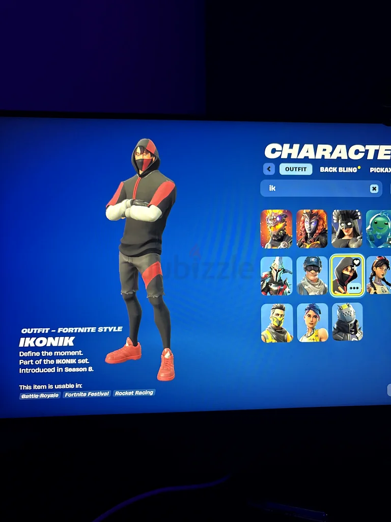 حساب فورتنايت 120+ سكن من بينها سكن ووندر، أيكونيك63174332060931111