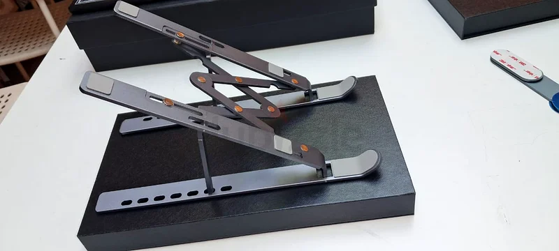 Set of Laptop Stand, Magnetic Phone Mount and Wireless Charger63166654344321112