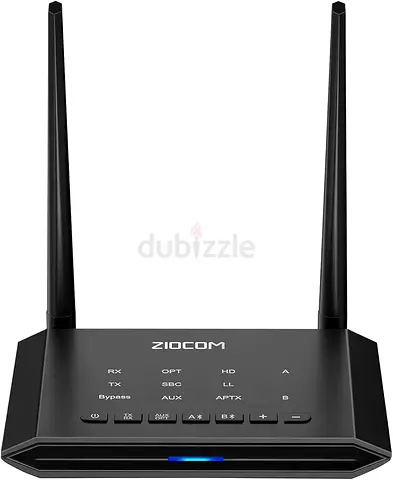 ZIOCOM Bluetooth Transmitter Receiver for TV, Bluetooth Adapter with aptX Low Latency, 50m Long Rang