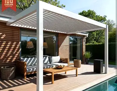 Luxurious Outdoor Patio Aluminium Pergola Set for Ultimate Relaxation