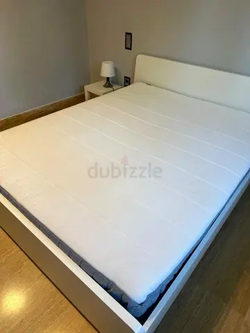 Ikea king size askovol bed frame and Ikea mattress