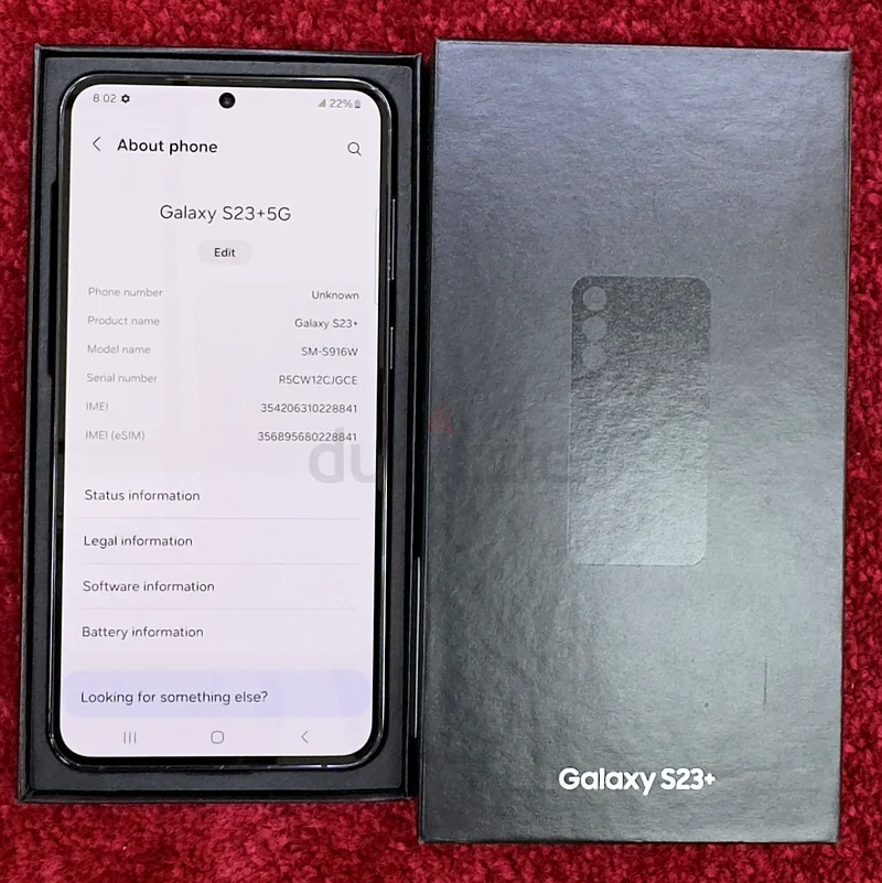 Samsung S23 plus 512GB63215380394753113