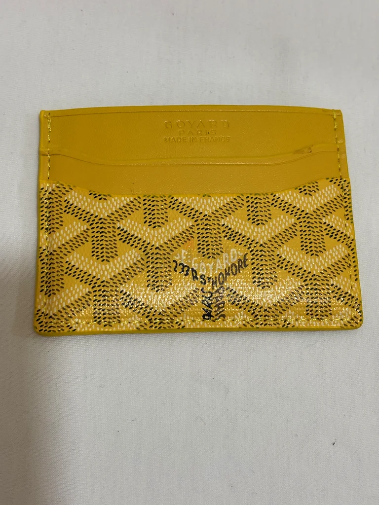 Goyard card wallet yellow / by numberone bags632376102042901129