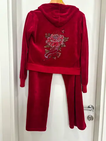 Ed Hardy velvet suit with crystals size M