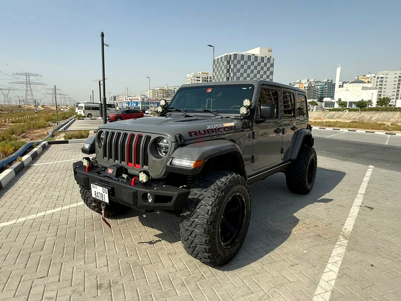 2021 Jeep Wrangler Rubicon Jeepers Edition | 26k kms Gray | Red Leather | Winch  Compressor63225310932226111