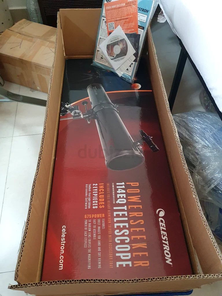 New .Celetron PowerSeeker 114EQ Telescope . Never used63172677616643111
