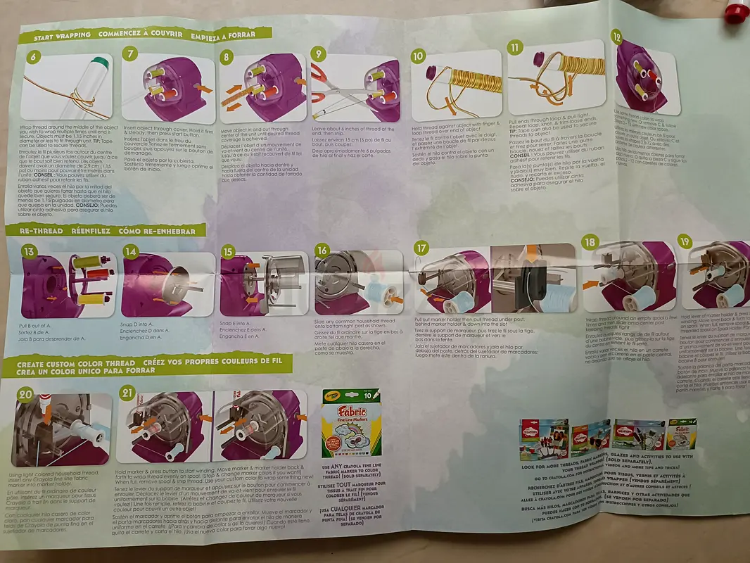 Crayola thread wrapper- full set63207889714817113